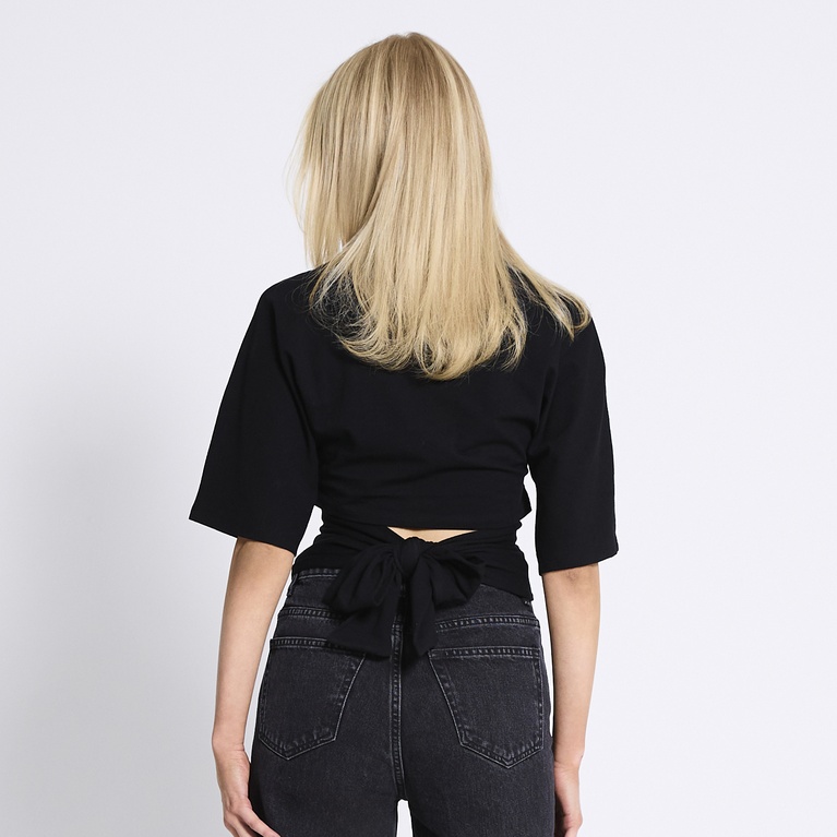 Tie t-shirt top "Faye"